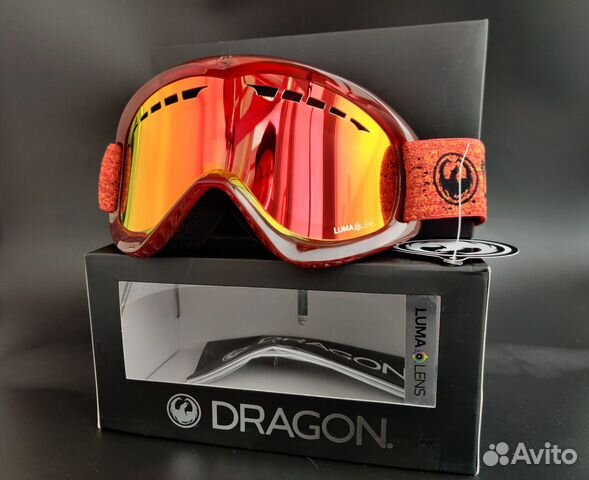 Горнолыжная маска Dragon DX Fire Lumalens Red