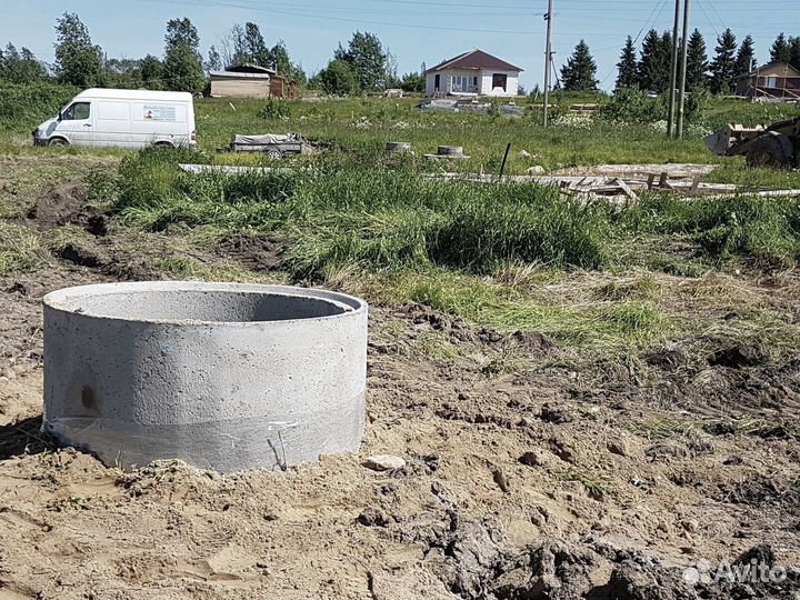 Септик из бетонный колец