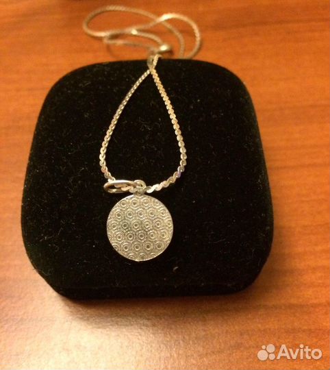 Кулон серебро