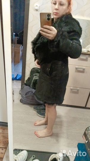 Дубленка натуральная женская 46 48