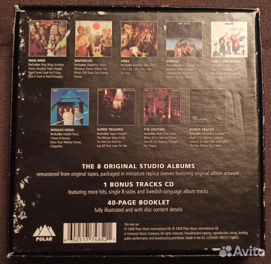 Abba THE albums BOX