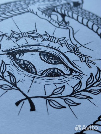 Эскизы для тату и иллюстрации