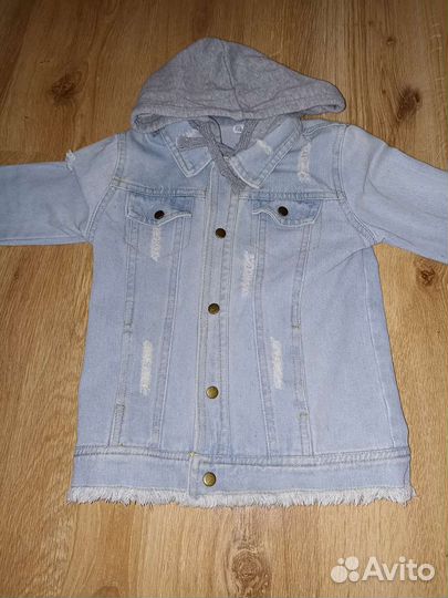 Пакет для мальчика, джинсовка, худи 116-122