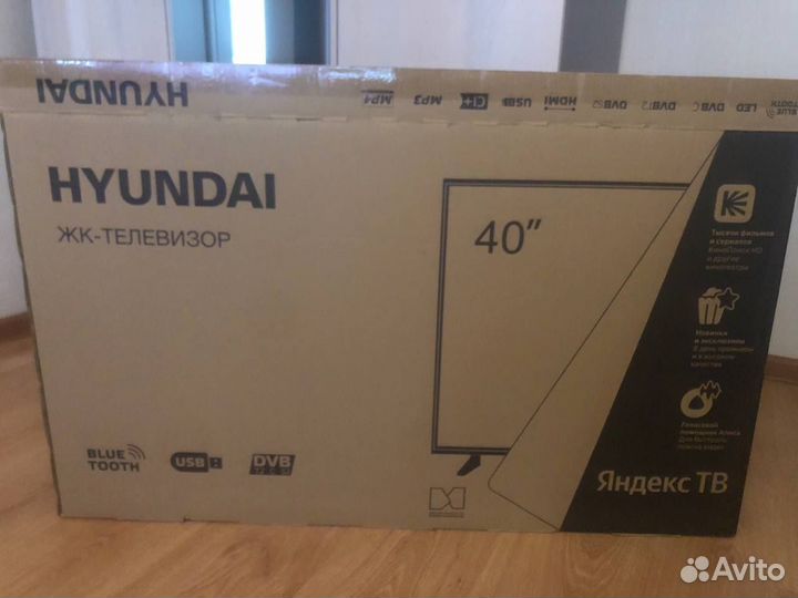 Телевизор hyundai 40” Full Hd