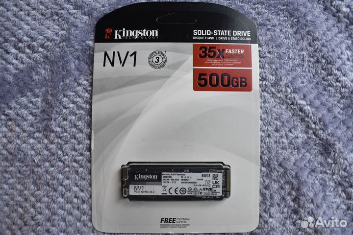 Kingston M.2 2280 SSD 500 GB NVMe 1