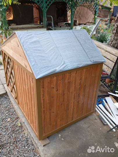 Будка для больших пород собак с утеплением