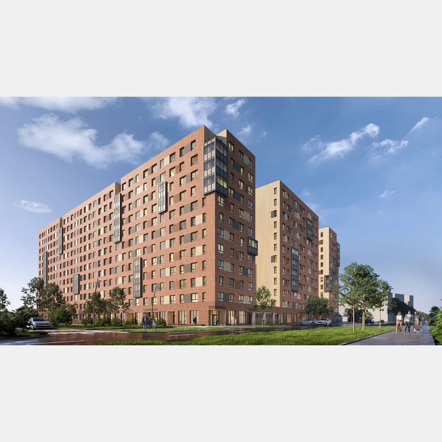 2-к. квартира, 48,7 м², 4/12 эт.