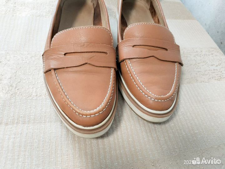 Лоферы натуральная кожа 38р