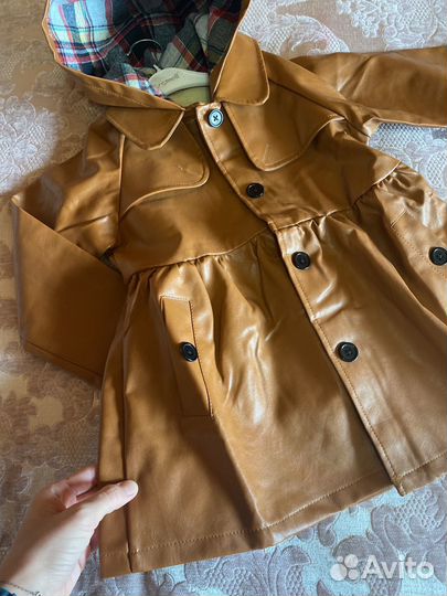 Весенний Плащ для девочки 100 куртка демисезон