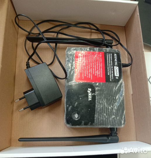 Роутер zyxel keenetic omni II