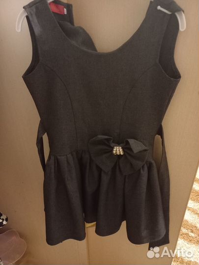 Школьная форма для девочки 122 128 серая