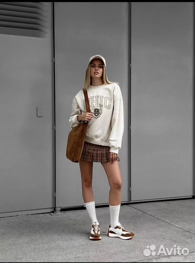 Шоппер Reversal из натуральной замши