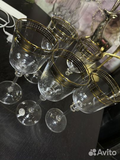 Бокалы bohemia 5 штук