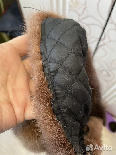 Шапка норковая женская