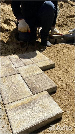 Тротуарная плитка Крупноформатная