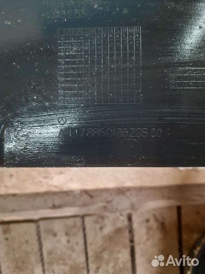 Пыльник защита под бампер Mercedes W447 v class