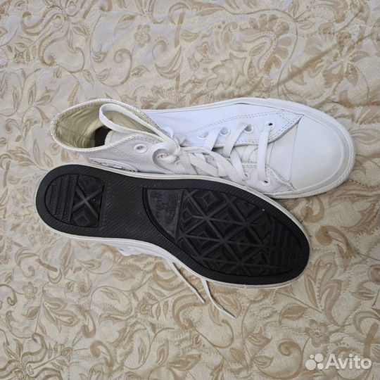 Кеды converse кожанные женские 38