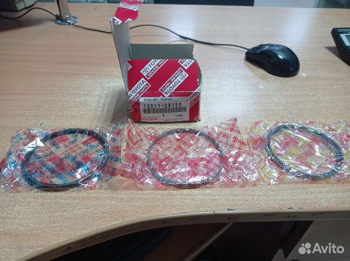 Кольца поршневые Toyota 1301128130 STD 1AZ-FE