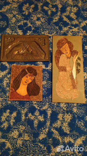 Картина из меди и медной проволоки