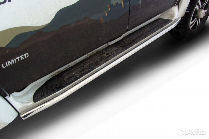 Защита штатного порога UAZ patriot (2014)