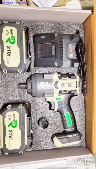 Аккумуляторный гайковерт JianRui 1280 оригинал (Арт.58262)