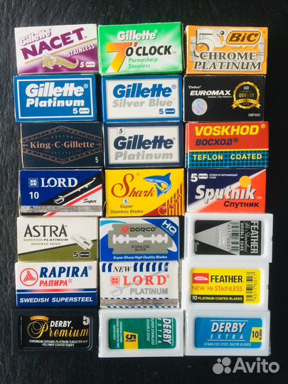 Лезвия для т-образной бритвы