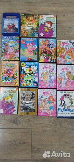 DVD диски с мультфильмами и фильмами
