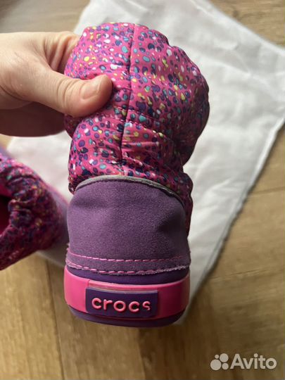 Резиновые сапоги crocs детские