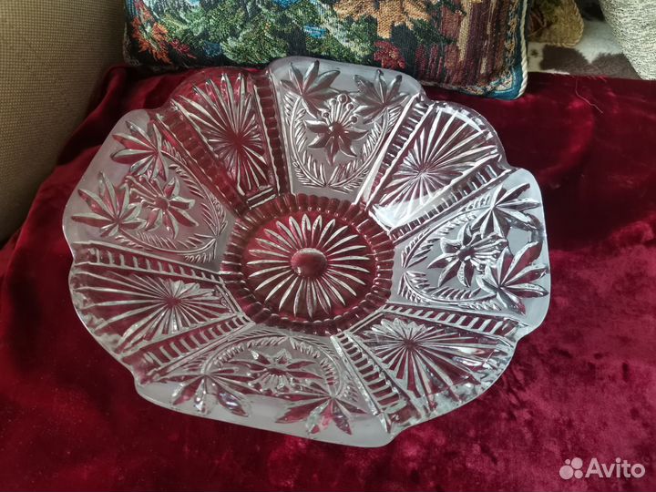 Хрусталь СССР Кувшин лфз
