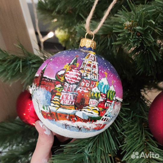 Новогодние шары ручной работы