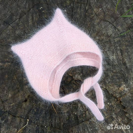 Чепчик для новорожденного чепчик с ушками