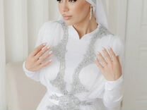 Платье свадебное на никах