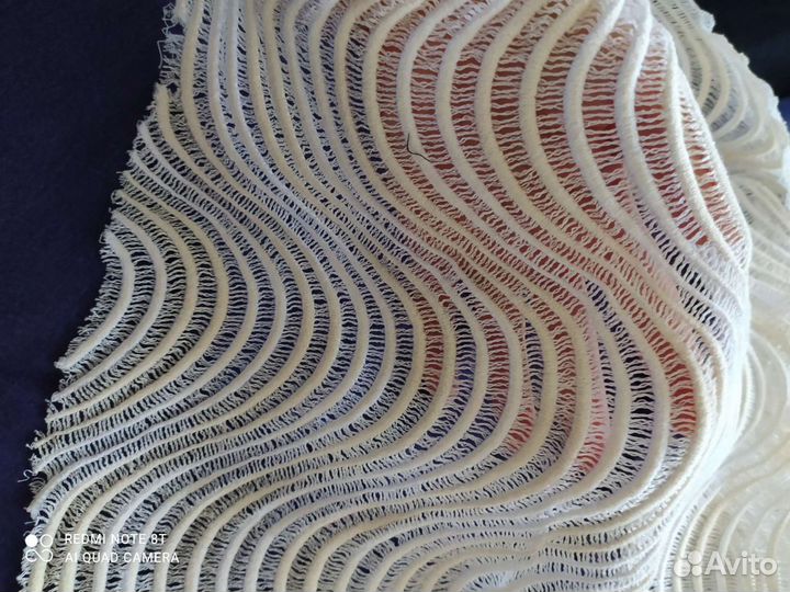 Кружевное полотно. Шитьё. Хлопок, вискоза