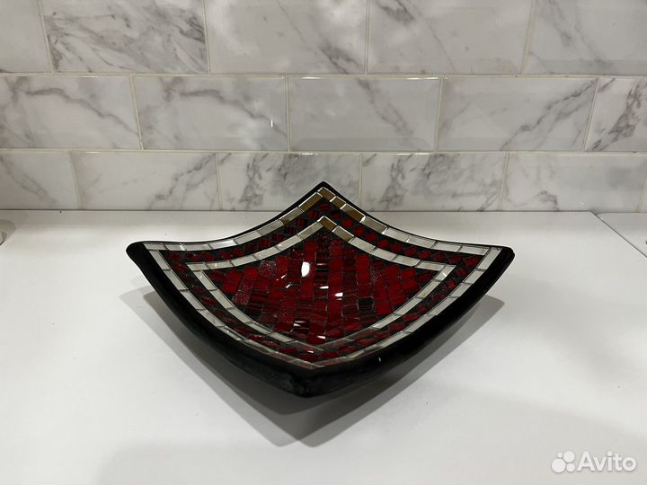 Тарелка керамическая сервировочная