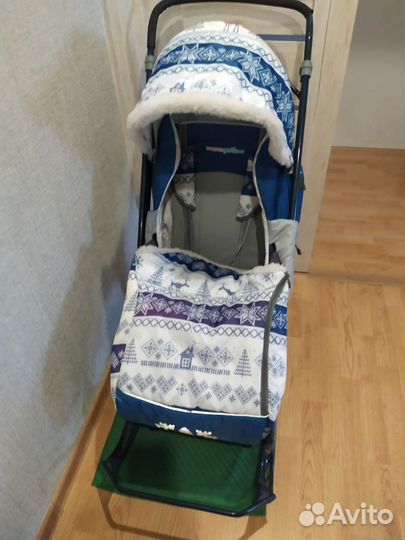 Детские санки коляска бу
