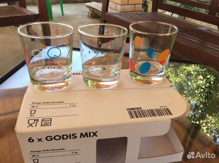 Стакан (Икея ) комплект- 6 шт