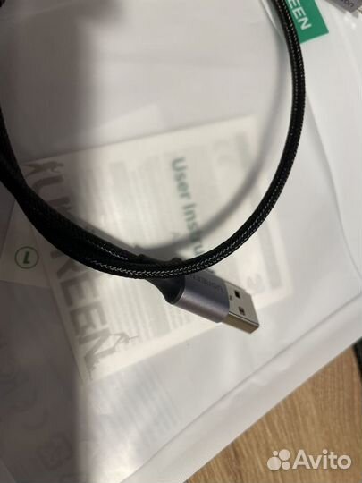 Кабель Ugreen micro USB - USB A (новый)