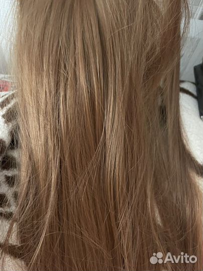 Волосы на заколках термо