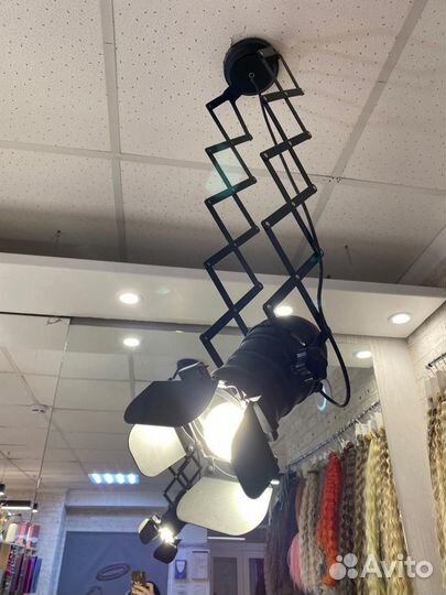 Светильник прожектор потолочный подвесной бу