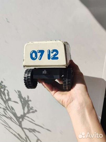 Металлическая машинка СССР автоцистерна