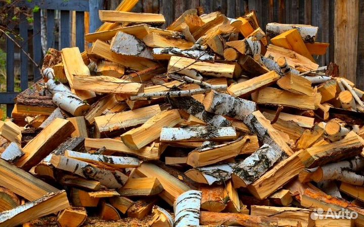 Дрова естесвенной влажности