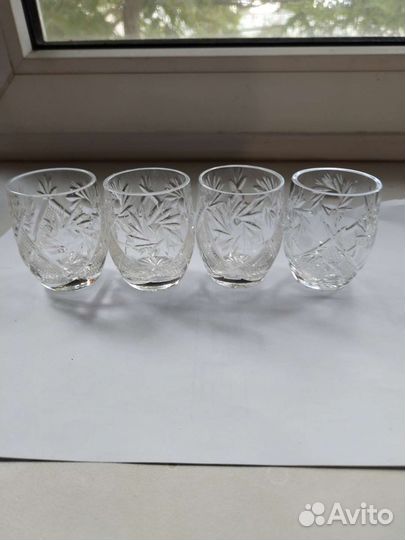Хрустальные рюмки СССР