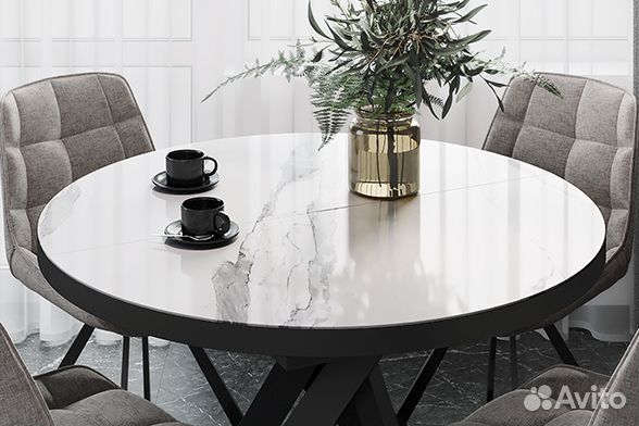 Стол Malmo Onix Cer BK