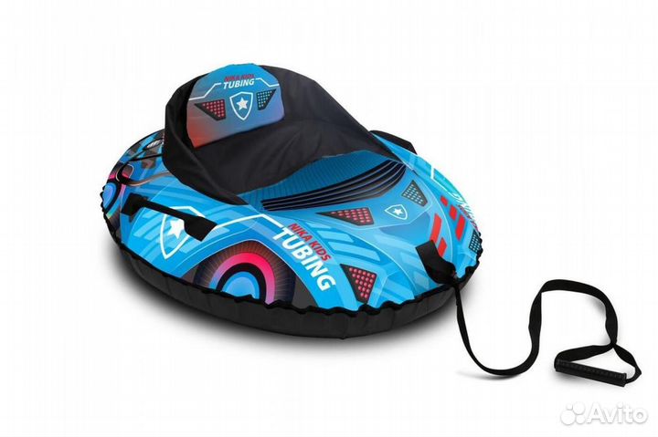 Тюбинг тбм2/Г2 овал машинка голубой