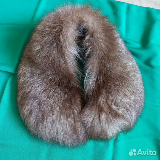 Меховой воротник песец