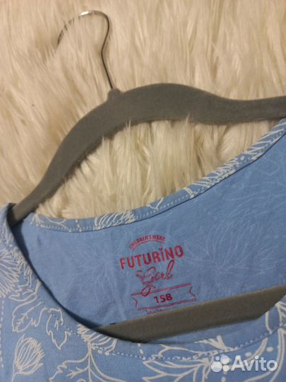 Платье Futurino размер 158 голубое