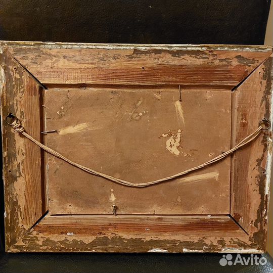 Картина маслом на холсте старинная