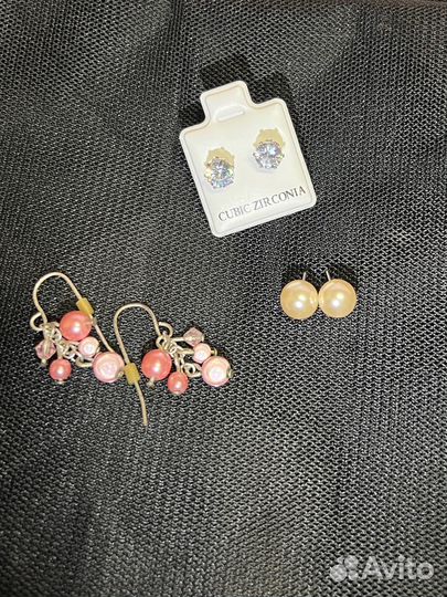 Сережки и подвеска
