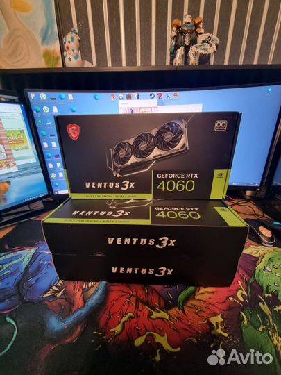 Видеокарта msi rtx 4060 ventyus 3x 8gb