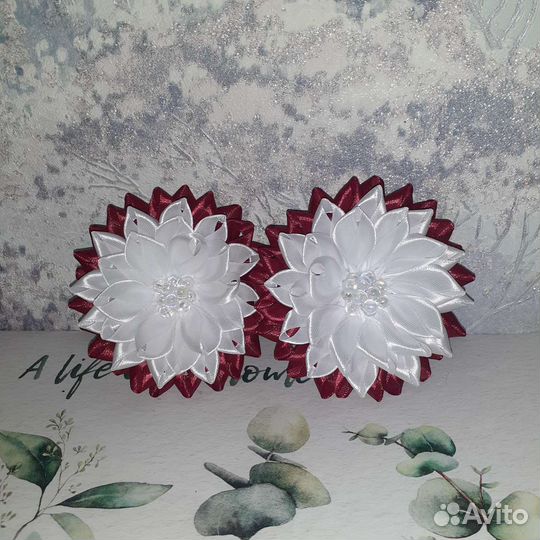 Бантики для волос любого цвета